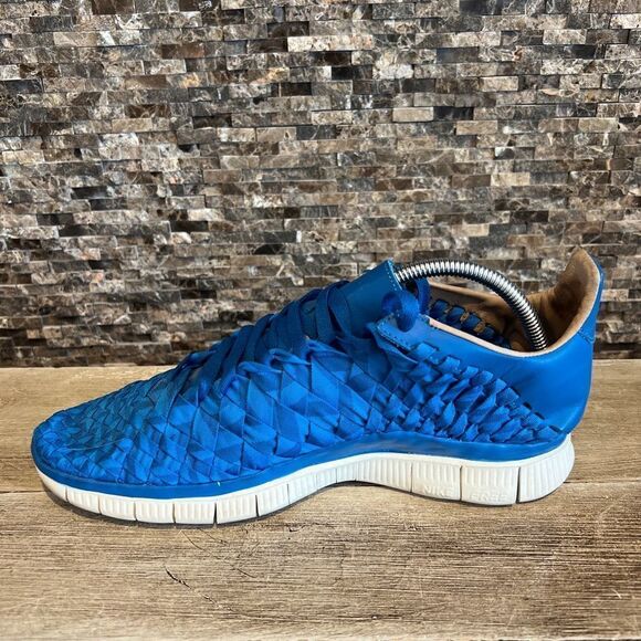 NIKE FREE INNEVA WOVEN SP PHOTO BLUE 2013 598384 400 Size 10 EUC Mint - Picture 7 of 8